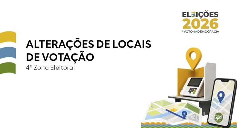 4ª Zona Eleitoral de Boquim comunica as(aos) eleitoras(es) sobre alterações nos locais de votação